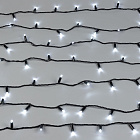 Светодиодная гирлянда ARD-STRING-CLASSIC-10000-BLACK-100LED-STD WHITE (230V, 7W) (Ardecoled, IP65) Lednikoff