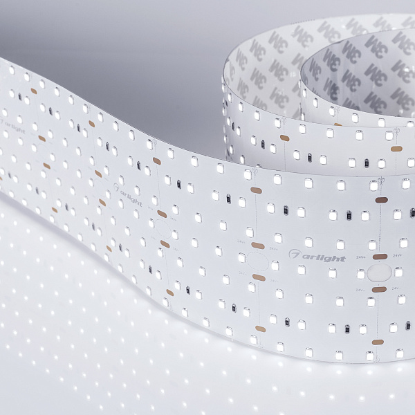 Светодиодная лента S2-2500 24V White 6000K 85mm (2835, 560 LED/m, LUX) (Arlight, 40 Вт/м, IP20) Lednikoff