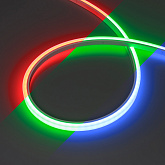 Светодиодная лента герметичная WAVE-TOP-PU-H120-10x10mm 24V RGB (10 W/m, IP68, 1m, wire x1) (Arlight, Вывод боковой, 3 года)