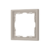 Рамка пластиковая FRM-NOBE-SFPL-1-CA (Arlight, Кашемир)