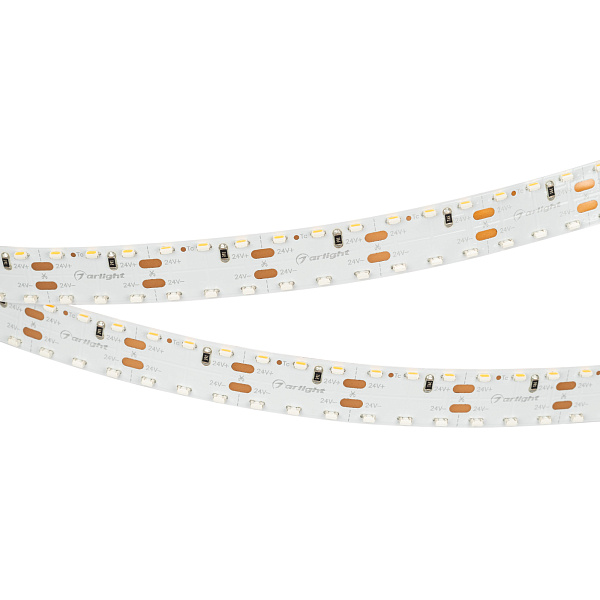 Светодиодная лента RS 2-5000 24V Warm2700 2x2 15mm (3014, 240 LED/m, LUX) (Arlight, 19.2 Вт/м, IP20) Lednikoff