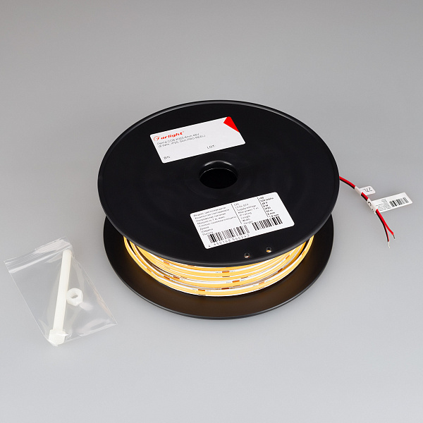 Светодиодная лента COB-X320-8mm 48V Warm3000 (8 W/m, IP20, 50m PRO REEL) (Arlight, -) Lednikoff