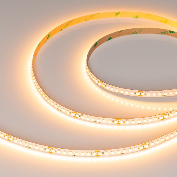 Светодиодная лента UL-A176-8mm 24V Warm2400 (15 W/m, IP20, 5m) (Arlight, 7 лет) Lednikoff