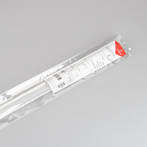 Профиль с экраном ARH-KANT-H16-2000 ANOD+OPAL (Arlight, Алюминий) Lednikoff