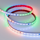 Светодиодная лента герметичная SPI-P-BA120-14mm 24V RGBW-Warm-PX6-BPT (16 W/m, IP66, 5060/2835, 5m) (Arlight, бегущий огонь) Lednikoff