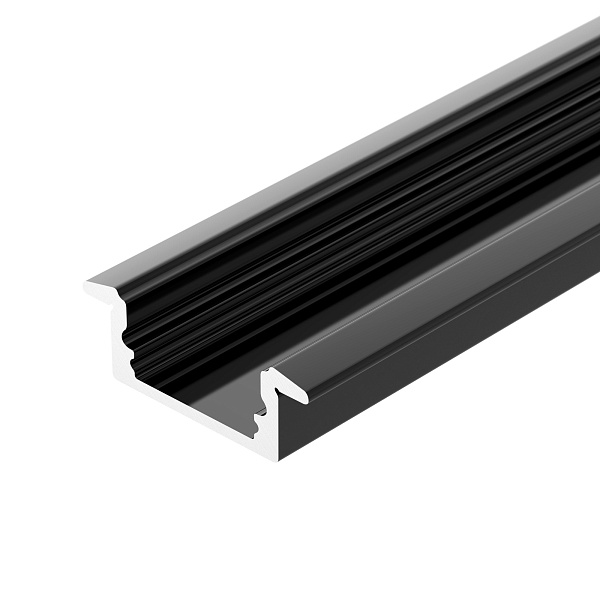 Профиль LINE-2308-F-2000 ANOD BLACK (Arlight, Алюминий) Lednikoff