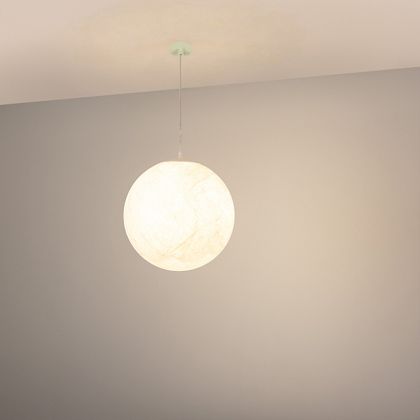 Светильник SP-SILKA-HANG-R300-7W Warm2700 (WH, 330 deg, 230V) (Arlight, IP20 Натуральный шелк, 3 года)