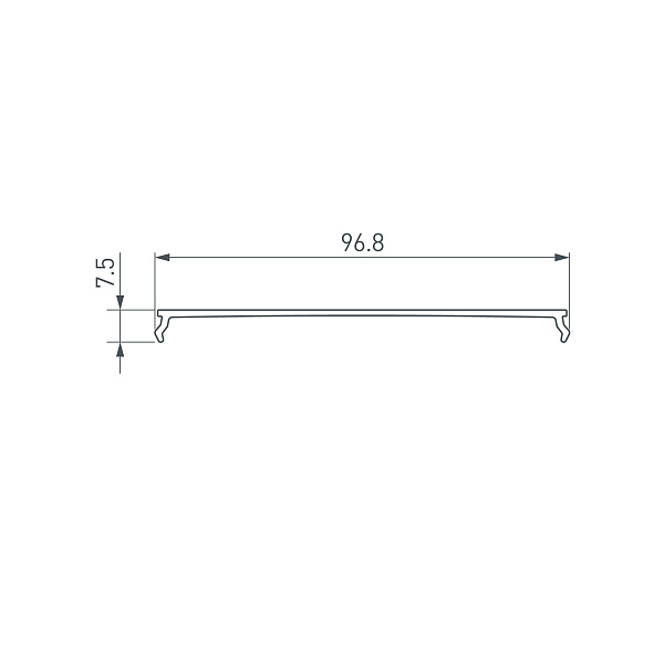 Экран ARH-POWER-W100-2000 OPAL (Arlight, Пластик) Lednikoff