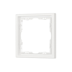 Рамка пластиковая FRM-NOBE-SFPL-1-WH (Arlight, Белый кварц)