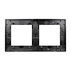 Рамка стеклянная FRM-GLARE-GS-2-BK (Arlight, -) Lednikoff