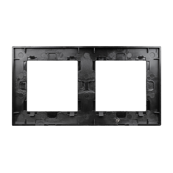 Рамка стеклянная FRM-GLARE-GS-2-BK (Arlight, -) Lednikoff