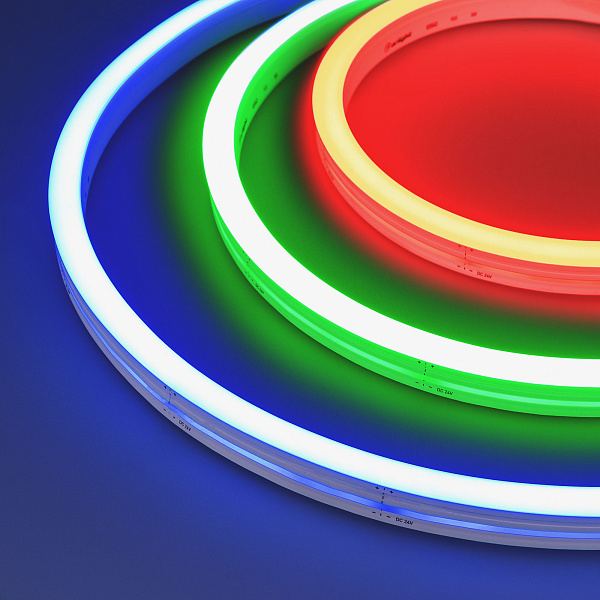 Гибкий неон ARL-MOONLIGHT-1712-SIDE 24V RGB-Day (Arlight, 14.4 Вт/м, IP67) Lednikoff