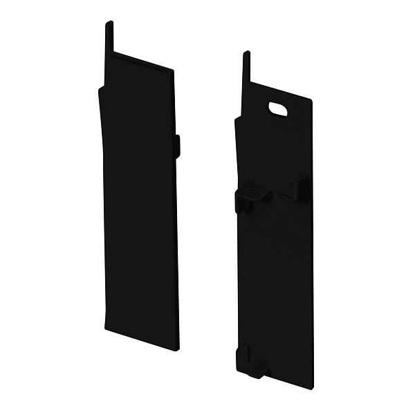 Заглушка PLINTUS-H73-F BLACK  (Arlight, Пластик) Lednikoff