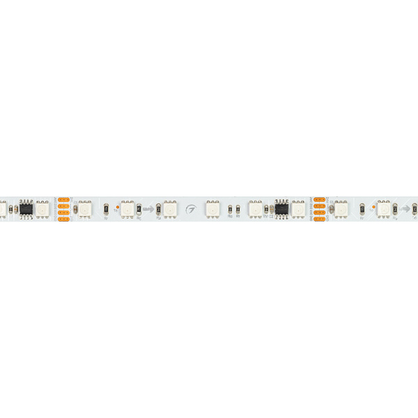 Светодиодная лента SPI-B60-10mm 24V RGB-PX6-RAM (15 W/m, IP20, 5060, 5m) (Arlight, бегущий огонь) Lednikoff