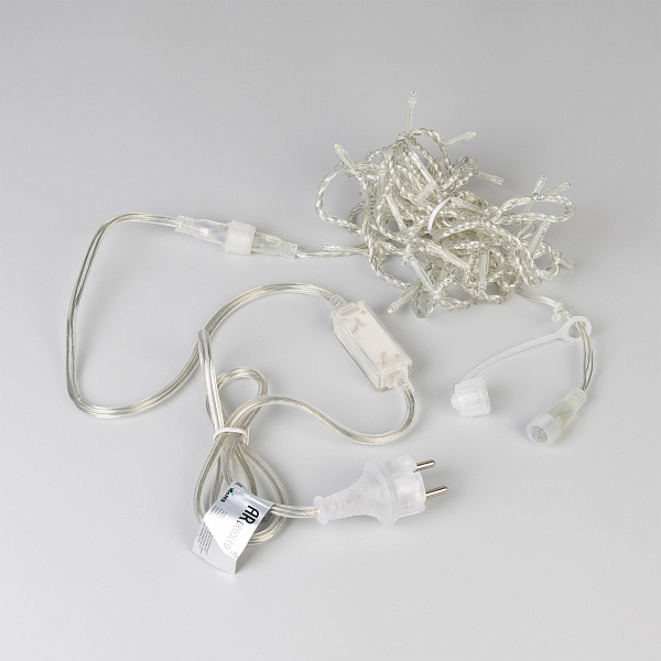 Светодиодная гирлянда ARD-STRING-HOME-5000-CLEAR-50LED-STD WHITE (230V, 3.5W) (Ardecoled, IP20) Lednikoff
