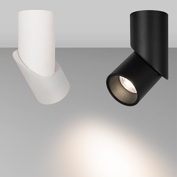 Светильник SP-TWIST-SURFACE-R70-12W Warm3000 (WH-BK, 30 deg) (Arlight, IP40 Металл, 3 года) Lednikoff