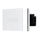 Выключатель сенсорный SWT-OMALI-S03-ZB-WH (250V, 10A, Zigbee) (Arlight, Стекло) Lednikoff