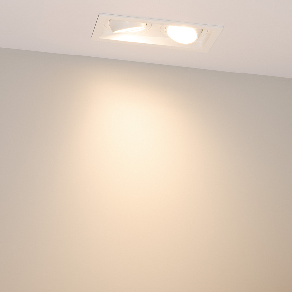 Светильник MS-VORTEX-BUILT-S170x90-2x12W Warm3000 (WH-WH, 40 deg, 230V) (Arlight, IP20 Металл, 5 лет) Lednikoff