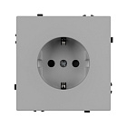 Механизм электрической розетки SCT-NOBE-MEU1-SFPL-IS (230V, 16A) (Arlight, Никель) Lednikoff