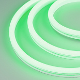 Светодиодная лента герметичная WAVE-SIDE-A120-12x25mm 230V Green (12 W/m, IP67, 50m, wire x2) (Arlight, Грибовидная форма)