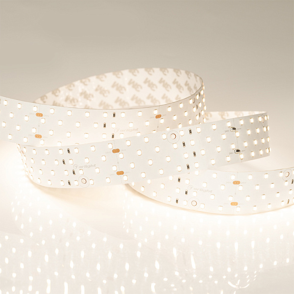 Светодиодная лента RT 2-2500 24V Warm3000 4x2 (2835, 700 LED, LUX) (Arlight, 30 Вт/м, IP20) Lednikoff