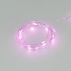 Светодиодная гирлянда ARD-DEW-HOME-2000-CLEAR-20LED-STD Purple (1.5V, Battery Pack, Cork) (Ardecoled, IP20) Lednikoff