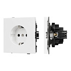 Механизм электрической розетки SCT-TENDO-MEU1-PL-WH (230V, 16A) (Arlight, Белый) Lednikoff