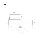 Светильник SP-RONDO-FLAP-R250-30W Warm3000 (BK, 110 deg) (Arlight, IP40 Металл, 3 года) Lednikoff