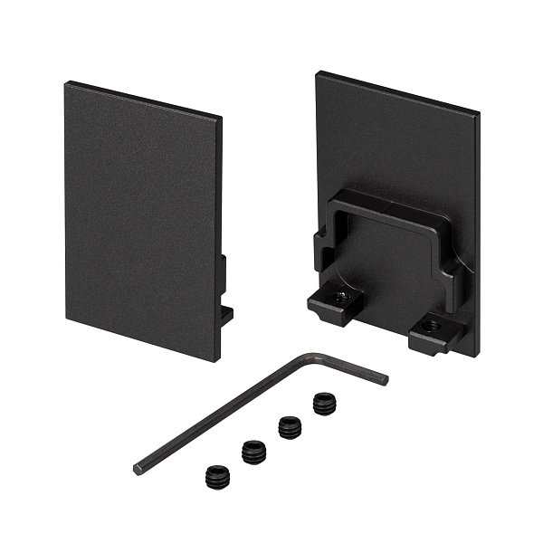 Заглушка SL-COMFORT-3551 BLACK глухая (Arlight, Металл) Lednikoff