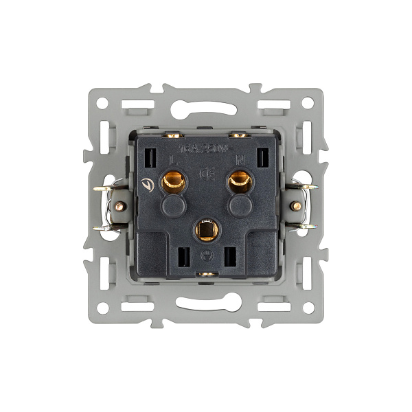Механизм розетки влагозащищённый SCT-MCP-PL-GR (250V, 16A) (Arlight, -) Lednikoff