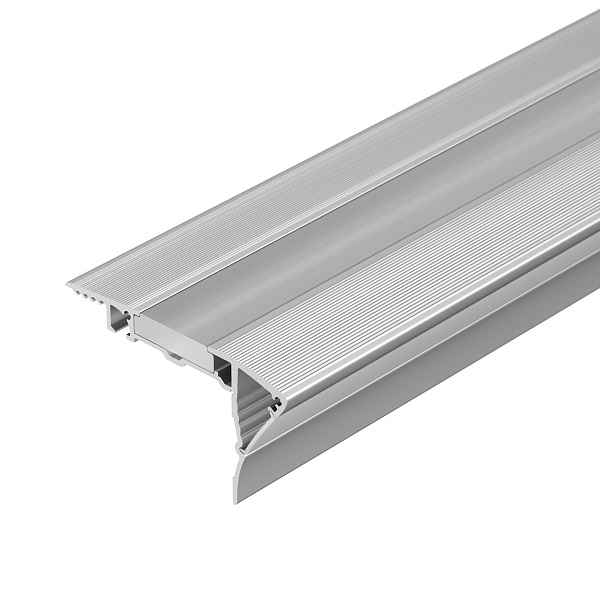 Профиль с экраном ALU-STAIR-DK-2000 ANOD+FROST (Arlight, Алюминий) Lednikoff