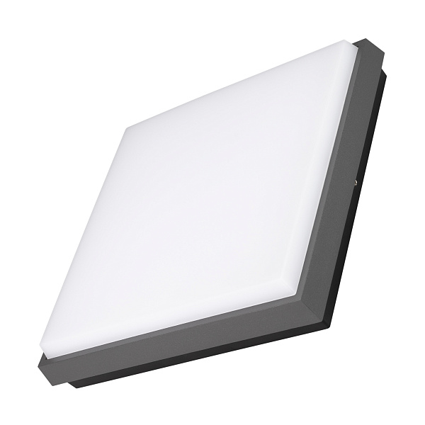 Светильник LGD-AREA-S240x240-25W Warm3000 (GR, 110 deg, 230V) (Arlight, IP54 Металл, 3 года) Lednikoff