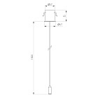 Потолочная чаша MAG-ORIENT-CANOPY-BUILT-L1500 (WH) (Arlight, Металл)