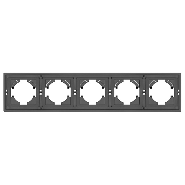 Рамка пластиковая FRM-TENDO-SFPL-5-GR (Arlight, Матовый графитовый) Lednikoff