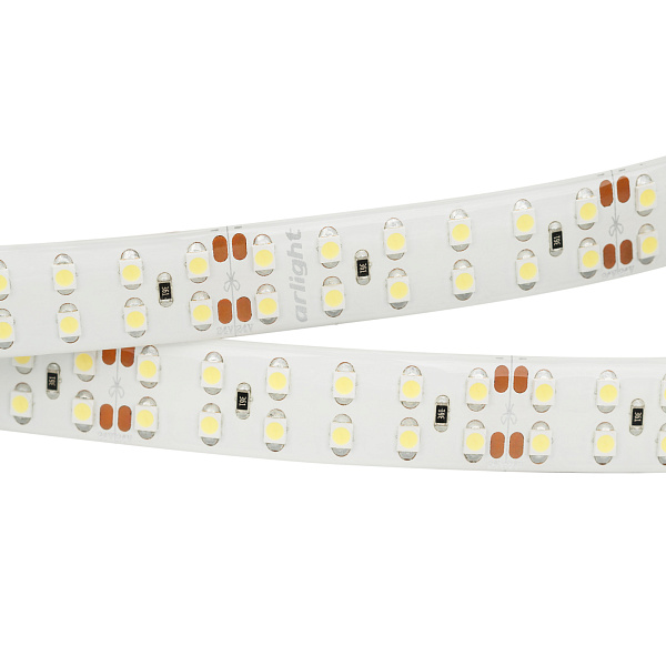 Светодиодная лента RTW 2-5000SE 24V Day 2x2 (3528, 1200 LED, LUX) (Arlight, 19.2 Вт/м, IP65) Lednikoff