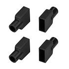 Заглушка WPH-FLEX-0612-SIDE BLACK с отверстием (Arlight, Силикон) Lednikoff