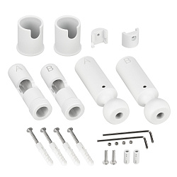 Крепление ARL-WAVE-1815-S-2-ENDCAP White (Arlight, Металл)