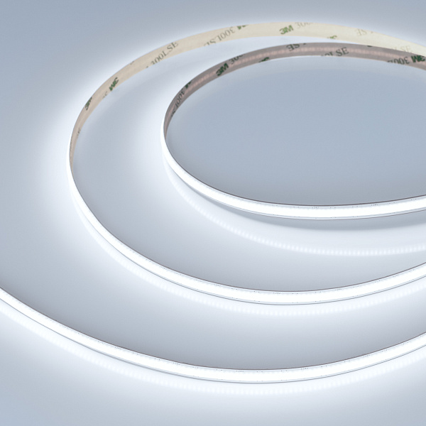 Светодиодная лента COB-X528-8mm 24V White6000 (6 W/m, IP20, 5m, FreeCut) (Arlight, Свободная резка) Lednikoff