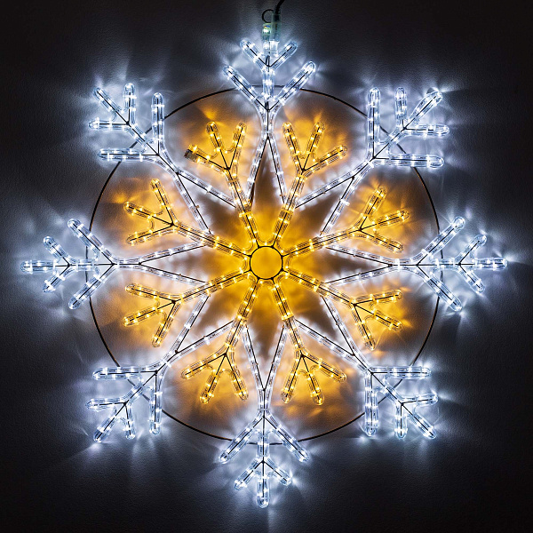 Фигура ARD-SNOWFLAKE-M12-900x900-576LED White/Warm (230V, 36W) (Ardecoled, IP65) Lednikoff