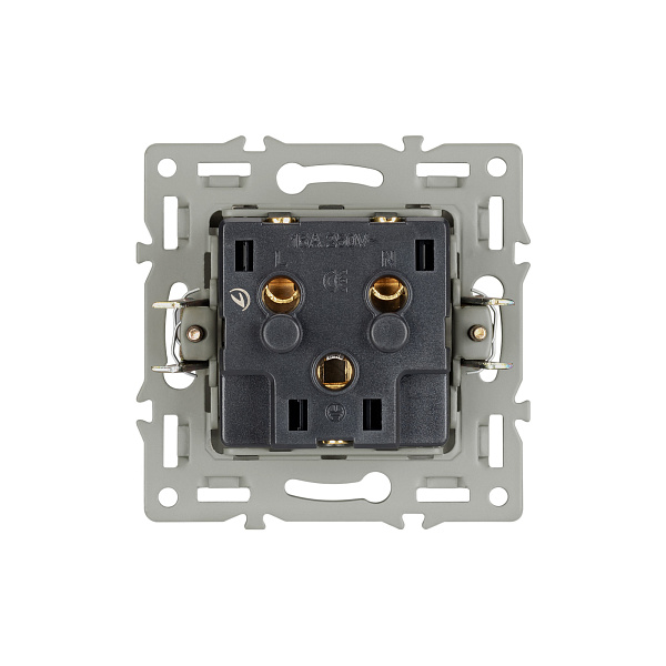 Механизм электрической розетки SCT-MEU1-PL-GR (250V, 16A) (Arlight, -) Lednikoff