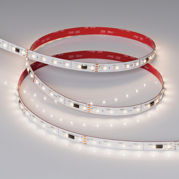 Светодиодная лента SPI-BA120-12mm 24V RGBW-Day-PX6-BPT (16 W/m, IP20, 5060/2835, 5m) (Arlight, бегущий огонь) Lednikoff