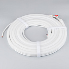 Светодиодная лента герметичная MOONLIGHT-SIDE-A140-12x24mm 24V Warm3000 (9.6 W/m, IP68, 5m, wire x2) (Arlight, Вывод прямой, 3 года)