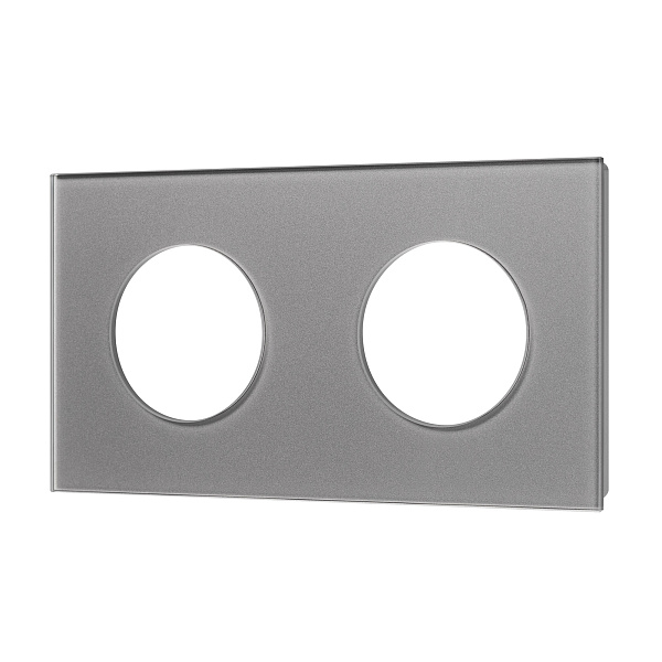Рамка стеклянная FRM-GLARE-GC-2-GR (Arlight, -) Lednikoff
