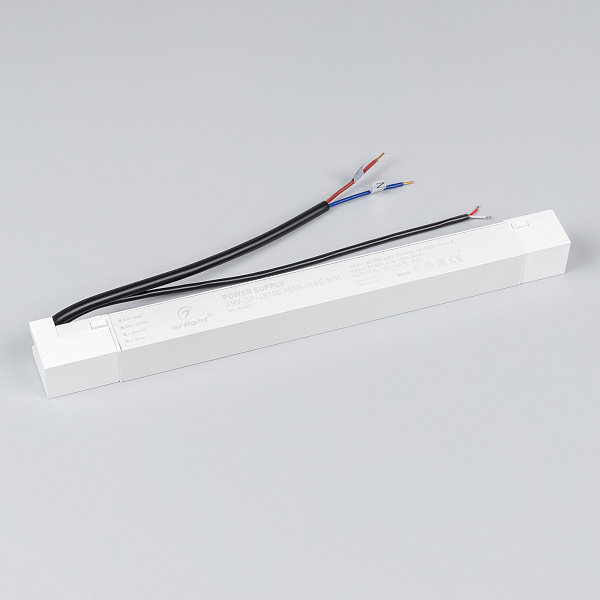 Блок питания ARV-SP-48100-MAG-VIBE-WH (48V, 2.1A, 100W) (Arlight, IP20 Пластик, 5 лет) Lednikoff