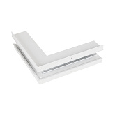 Коннектор угловой MAG-CON-4560-F-L90-EXT (WH, внешний) (Arlight, IP20 Металл, 5 лет)