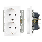 Механизм электрической розетки SCT-MEUD-PL-WH (250V, 16A) (Arlight, -) Lednikoff