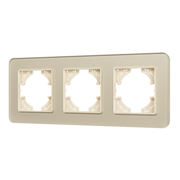 Рамка стеклянная FRM-OMALI-SFGS-3-GD (Arlight, -) Lednikoff