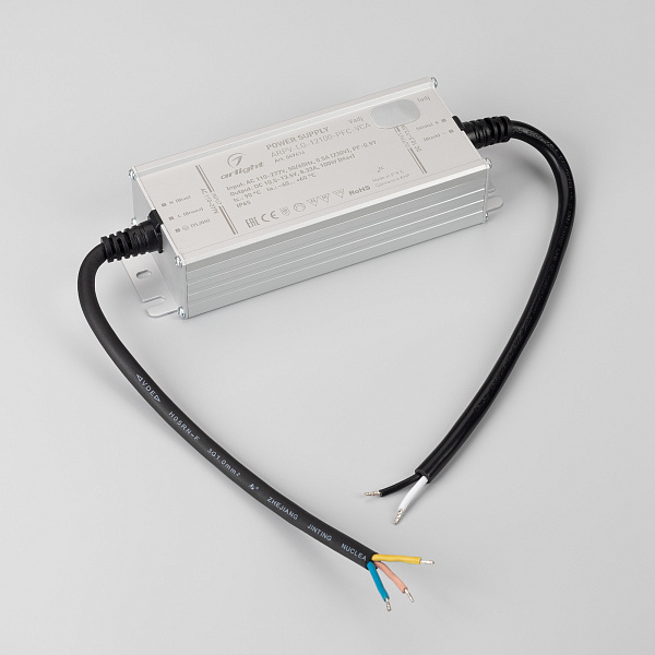 Блок питания ARPV-LG-12100-PFC-VCA (10.5-13.5V, 8.33A, 100W) (Arlight, IP65 Металл, 5 лет) Lednikoff