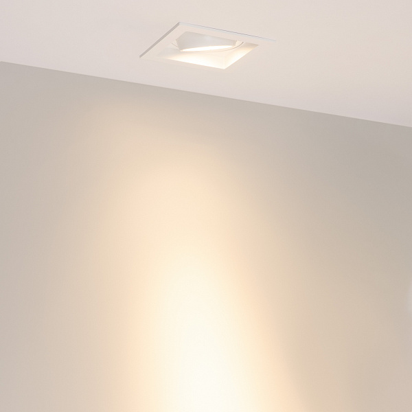 Светильник MS-VORTEX-BUILT-S117x117-20W Warm3000 (WH-WH, 20 deg, 230V) (Arlight, IP20 Металл, 5 лет) Lednikoff