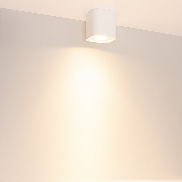 Светильник SP-ACENTO-S95x95-10W Warm2700 (WH, 20-45 deg, 230V) (Arlight, IP20 Металл, 5 лет) Lednikoff
